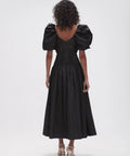 Aje Gabrielle Plunge Midi Dress Black Size 12 - 12 / Black - Dresses