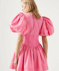 S25-22SS5436-FRENCHROSEPINKGiannaPuffSleeveMiniDress-22573-Aje-0188