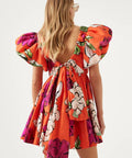 Aje Gretta Bow Back In Vivid Camellia - Dresses