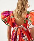 Aje Gretta Bow Back In Vivid Camellia - Dresses