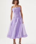 AJE - Aje Horizon Pintucked Midi Dress