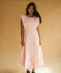 Aje Hybrid Midi Dress - Rose Pink - Dresses