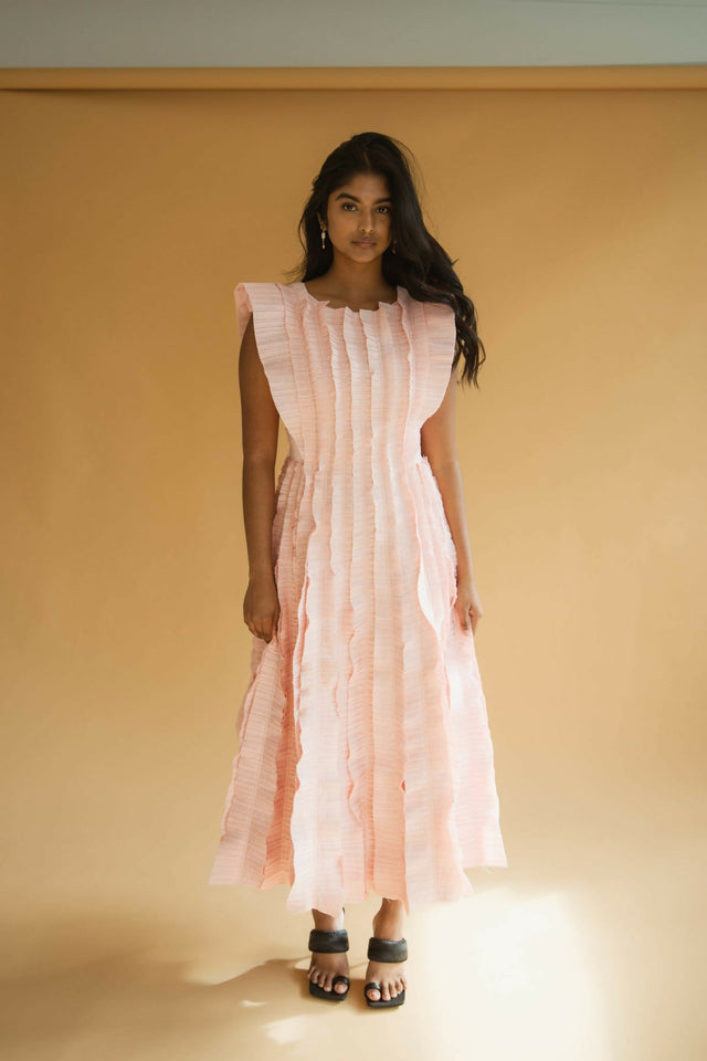Aje Hybrid Midi Dress - Rose Pink - Dresses