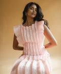 Aje Hybrid Midi Dress - Rose Pink - Dresses