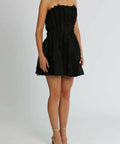 Aje Hybrid Mini Dress in Black - 4 / Black - Dresses