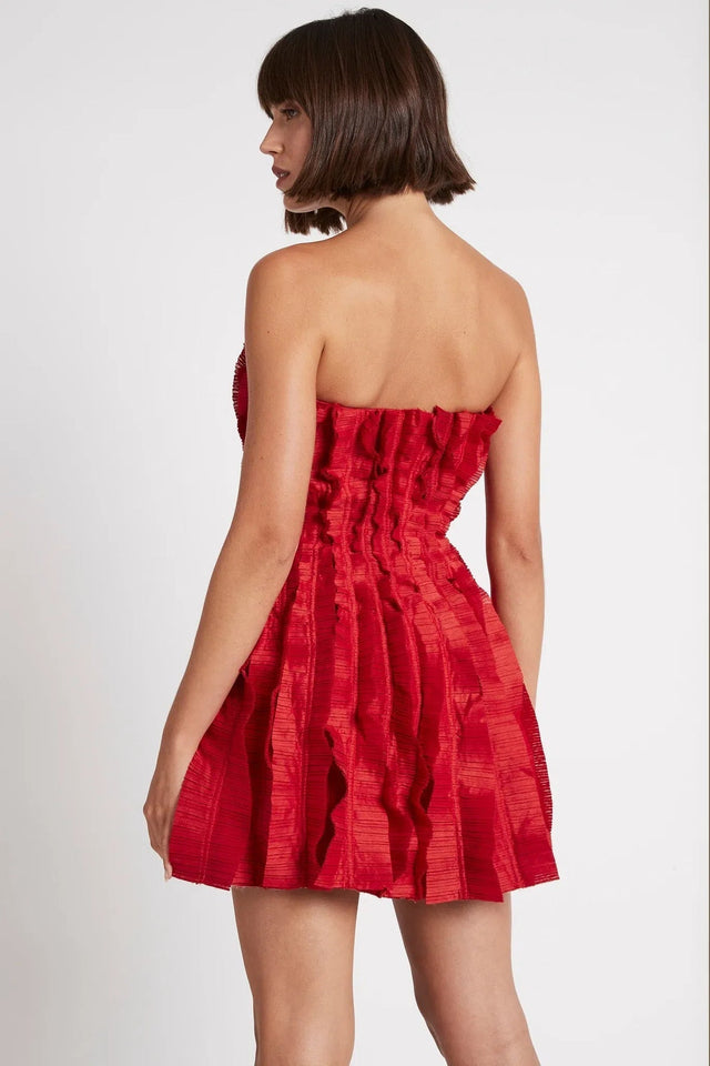 Aje Hybrid Mini Red Size 6 - 6 / Red - Dresses