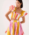 AJE - Aje Imagination Free Sleeve Top & Mini Skirt