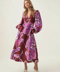 Aje Inflorescence Midi Dress - Sale - 16 / Multi - Dresses