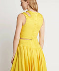 AJE - Aje Jolie Abstract Cut Out Top & Jolie Asymmetric Midi Skirt