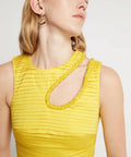 AJE - Aje Jolie Abstract Cut Out Top & Jolie Asymmetric Midi Skirt