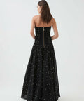 Aje Juniper Gown Black and Pearl White Size 12 - 12 / Black - Dresses