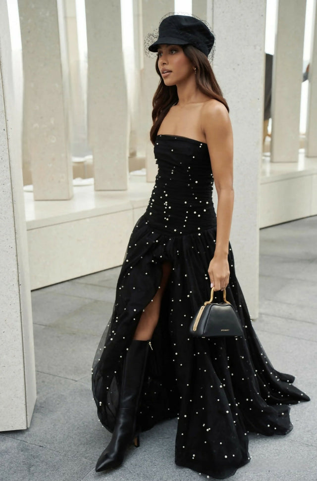 Aje Juniper Gown Size 12 - Black / 12 - Dresses