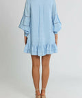 aje_lotus_shirt_dress_blue_balloon_sleeves