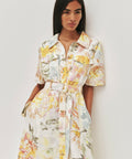 Aje Manon Midi Dress in Jardin - 10 / Print - Dresses