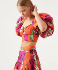 AJE - Aje Marcel Puff Sleeve Bodice & Matching Midi Skirt