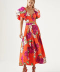 AJE - Aje Marcel Puff Sleeve Bodice & Matching Midi Skirt
