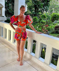 AJE - Aje Marcel Puff Sleeve Bodice & Matching Shorts
