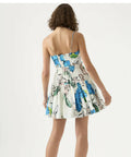 Aje Maya Tiered Mini Dress - 6 / Floral - Dresses