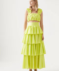AJE - Aje Medina Maxi Skirt and Top Green