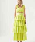 Aje Medina Set in Lime Green - 6 / Green - Outfit Sets