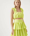 Aje Medina Set in Lime Green - 6 / Green - Outfit Sets