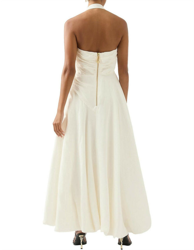 Aje Mika Draped Split Maxi Dress - Dresses