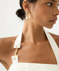 AJE - Aje Mika Draped Split Midi Dress