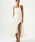 AJE - Aje Mika Draped Split Midi Dress