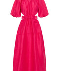 Aje Mimosa Cutout Midi Dress - 14 / Pink - Dresses