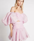 Aje Myriad Mini Dress Pink - Dresses