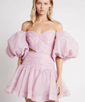 Aje Myriad Mini Dress Pink - Dresses