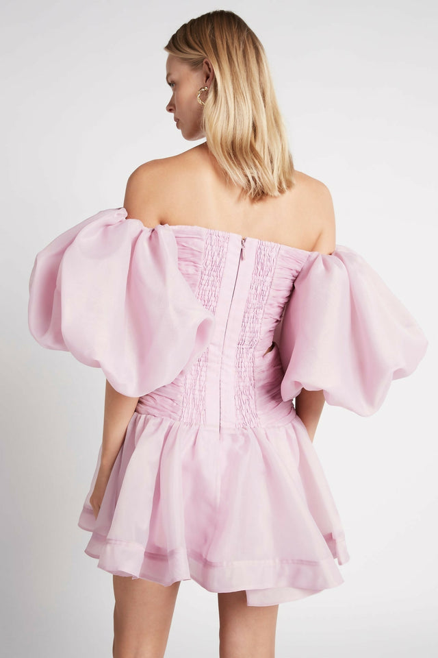 Aje Myriad Mini Dress Pink - Dresses