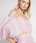 Aje Myriad Mini Dress Pink - Dresses