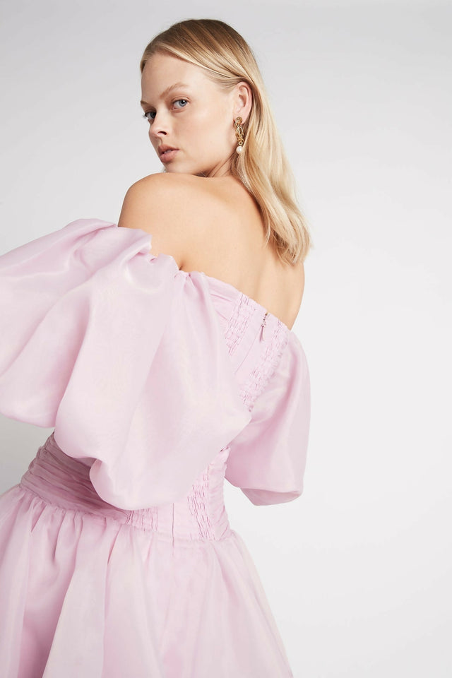Aje Myriad Mini Dress Pink - Dresses