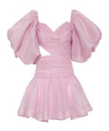 Aje Myriad Mini Dress Pink - Dresses
