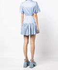 Aje Mythos Pearl Mini Dress Blue Size 8 - 8 / Blue - Dresses