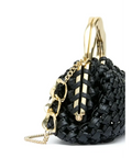 Aje New Weave Micro Frame Bag - Black - Handbags