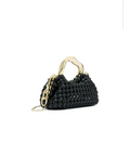 Aje New Weave Micro Frame Bag - Black - Handbags