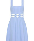 Aje Ney Diamond Cut Out Mini Dress Sky Blue Size XS / AU 6 - 6 / Blue - Dresses