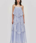 Aje Ophelia Lace Gown Dress French Blue Size 6 & 8 - Dresses
