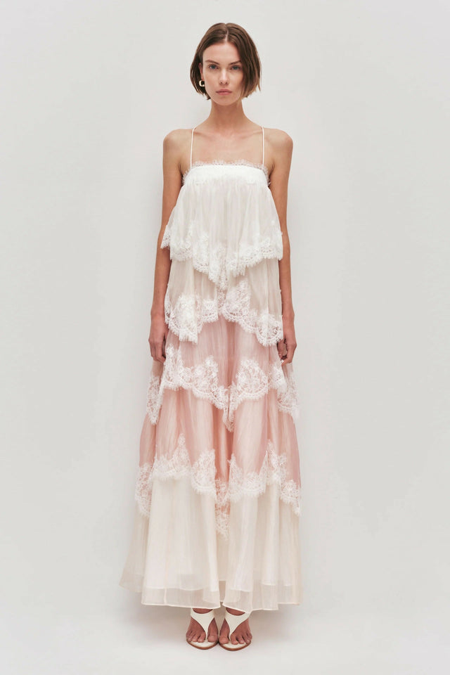 Aje Ophelia Lace Maxi Dress - Dresses