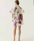 Aje Pablo Smock Mini Dress - 6 / Multi - Dresses