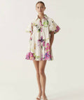 Aje Pablo Smock Mini Dress - 6 / Multi - Dresses