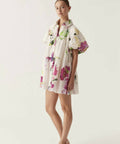 Aje Pablo Smock Mini Dress - 6 / Multi - Dresses