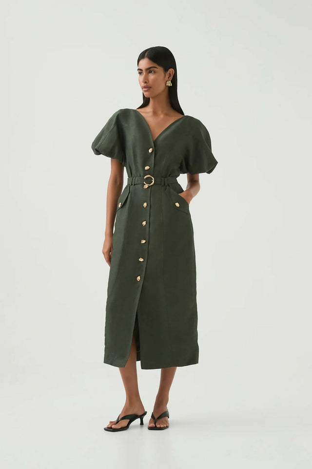 PalomaUtilityMidiDress