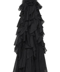 Aje Pandorea Layered Maxi Dress Black - 14 / Black - Dresses