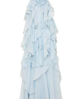 AJE Pandorea Layered Maxi Silver Blue - 6 / Blue - Dresses