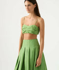 Aje Paradiso Midi Skirt & Thea Crop - 8 / Green - Outfit Sets