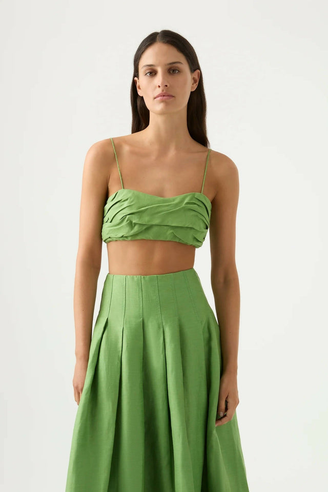 Aje Paradiso Midi Skirt & Thea Crop - 8 / Green - Outfit Sets