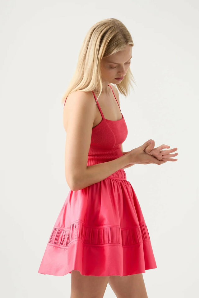 AJE - Aje Pepper Ruched Crop Bodice & Calder Mini Skirt